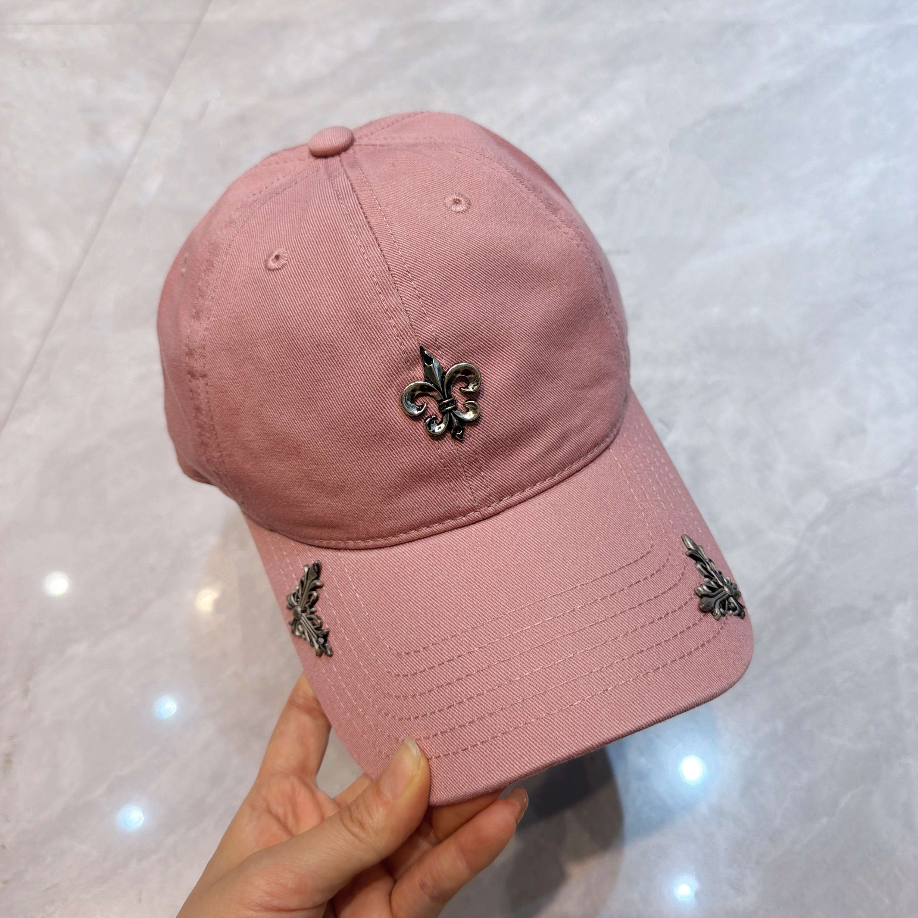 Chrome Hearts Cross‑Patch Baseball Cap