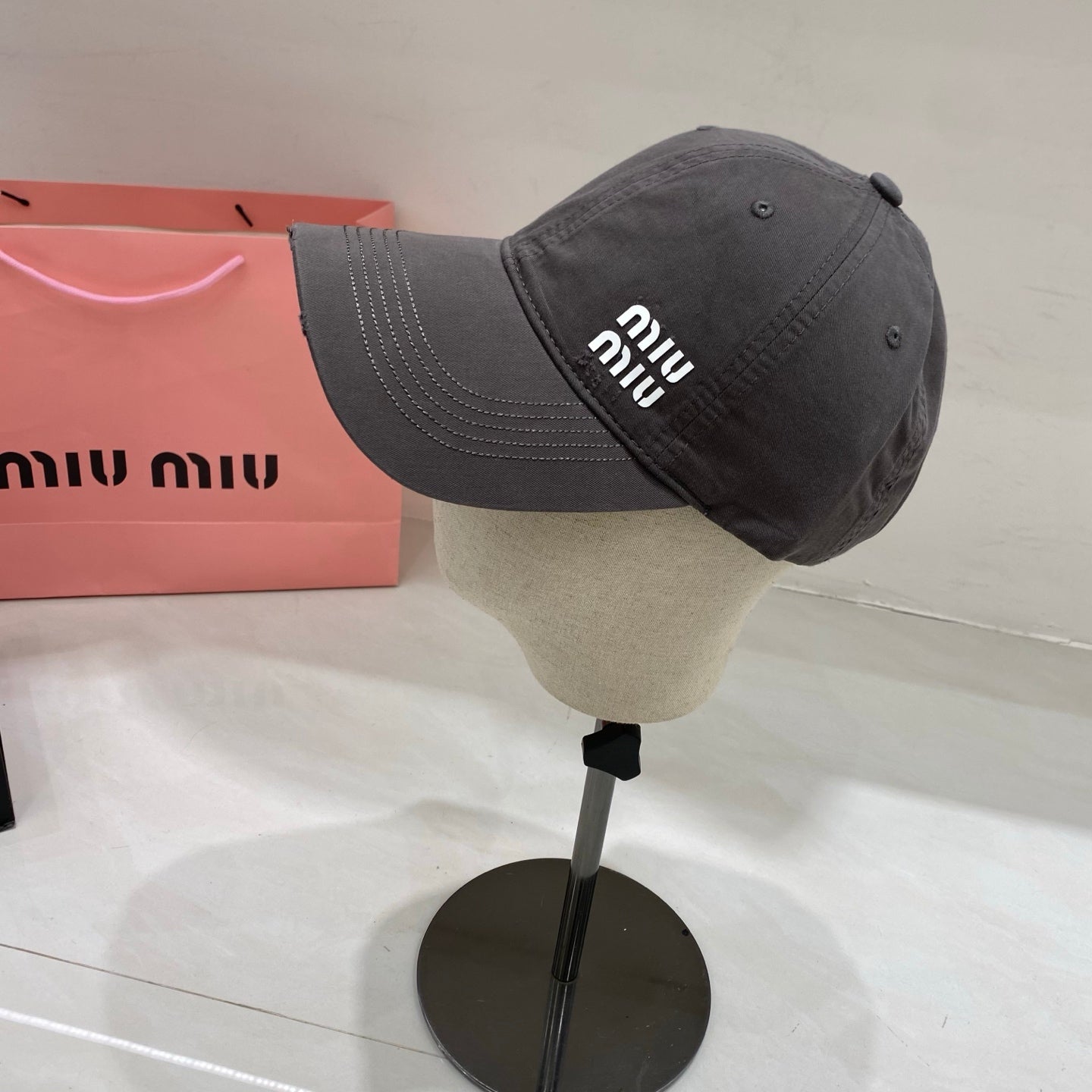 Miu Miu Logo Baseball Cap