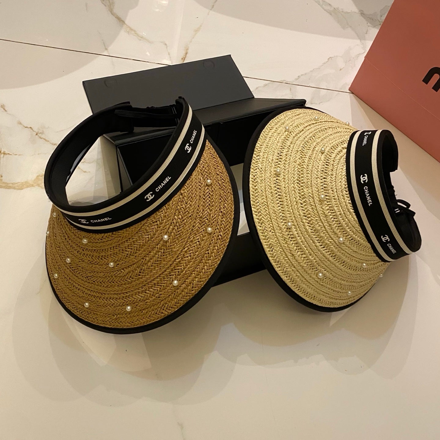 Chanel Pearl Open-Top Hat