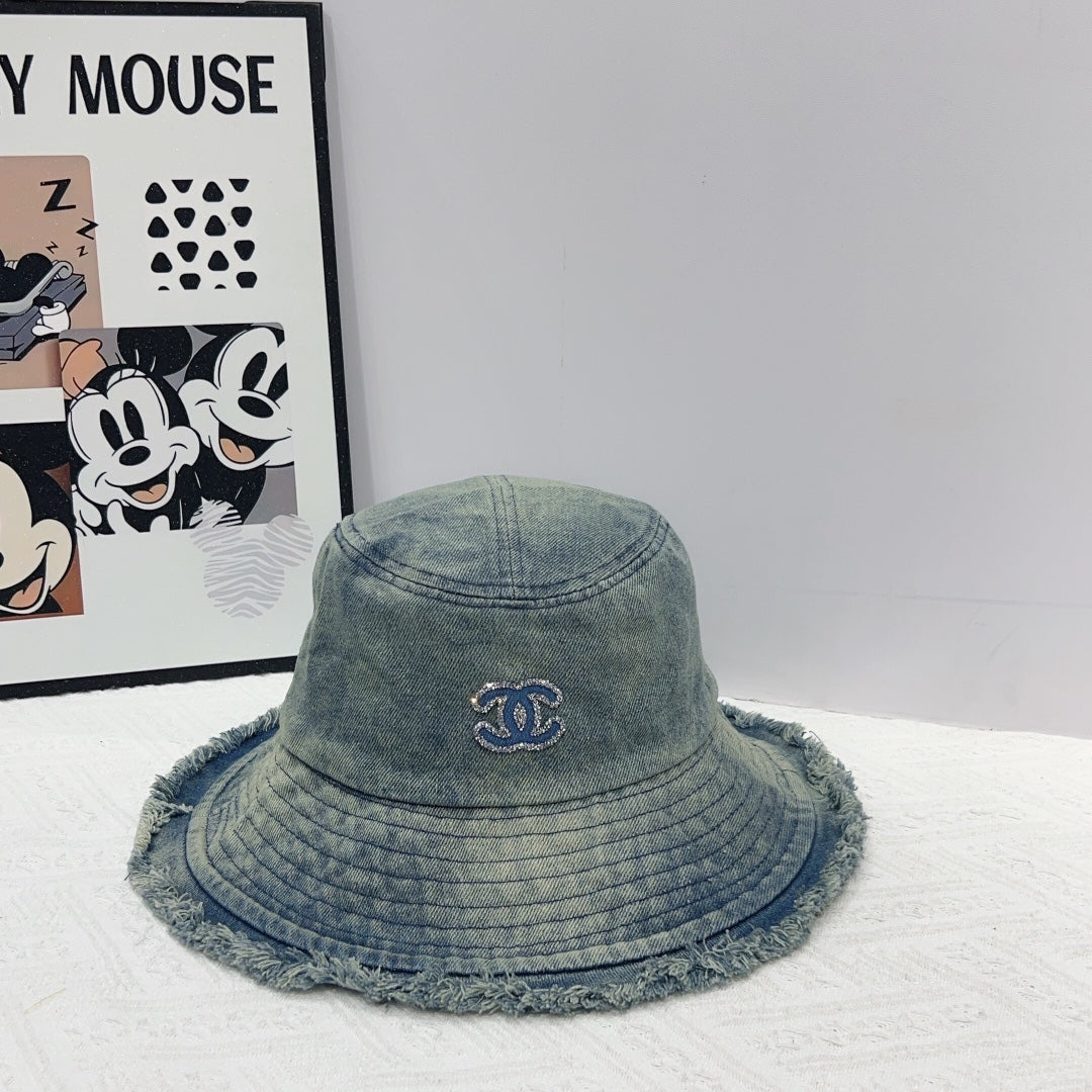 Chanel Denim Fisherman Hat