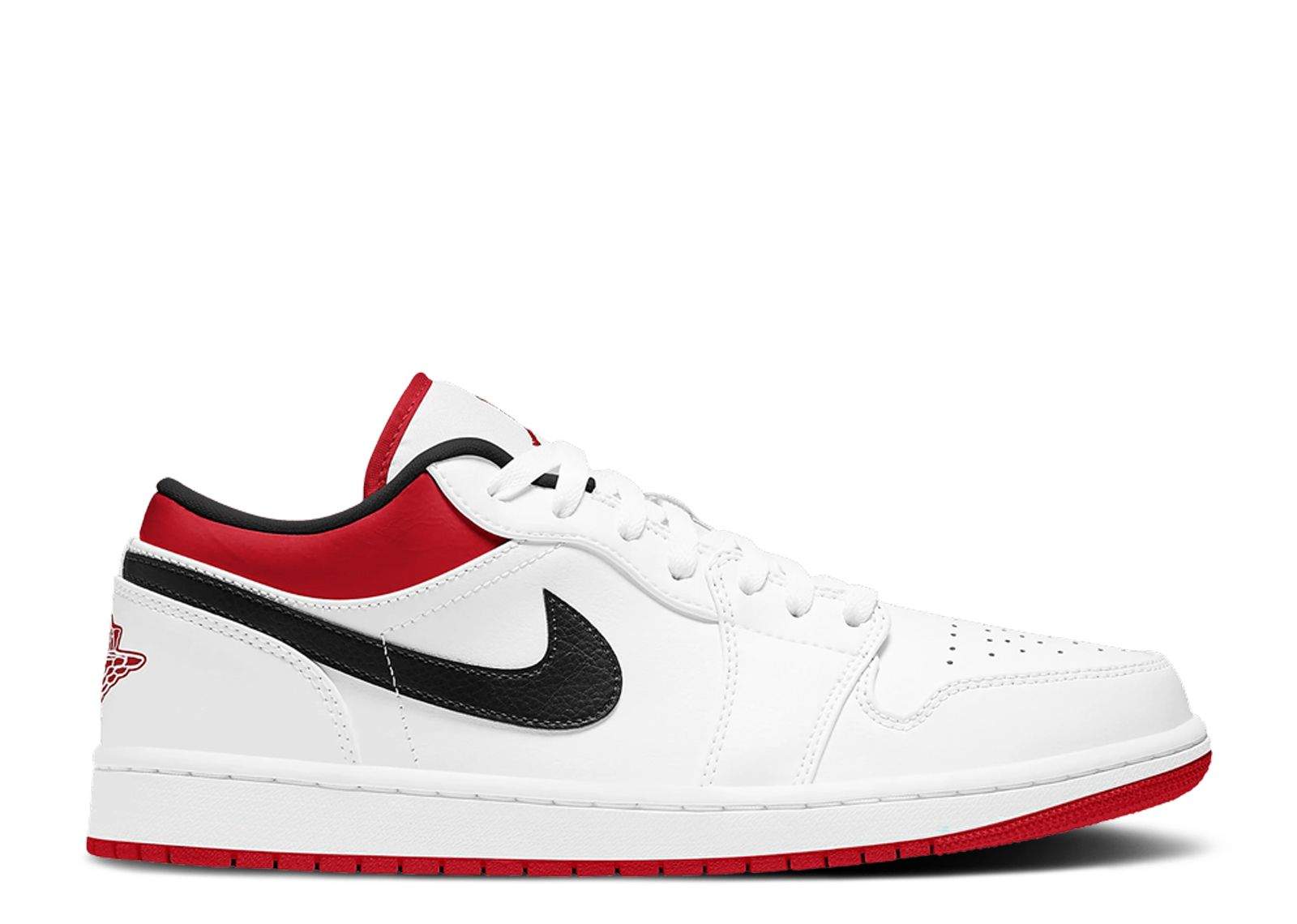 Air Jordan 1 Low ¡®White University Red¡¯ Revered Footwear